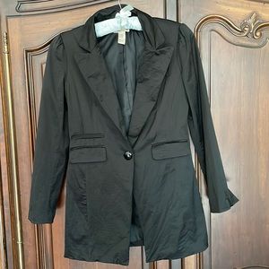 Womens Black tuxedo, style blazer, size medium